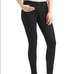 🔥SALE🔥 GAP 1969 Mid Rise Black Skinny Legging Jegging Denim Jean Women’s 6